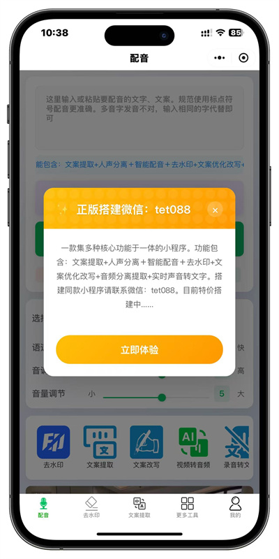 视频去水印功能截图